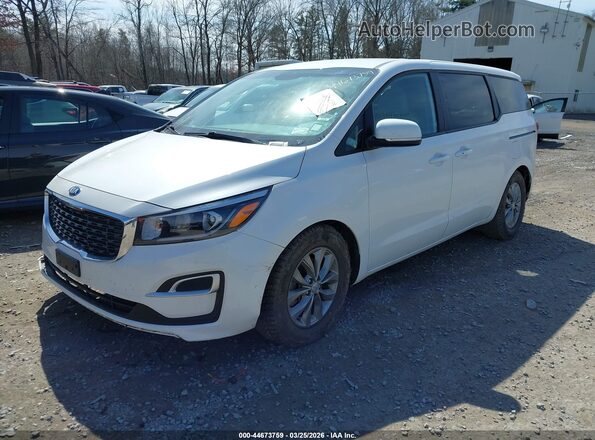 KNDMB5C15L6593787 2020 KIA SEDONA Белый Передняя левая четверть