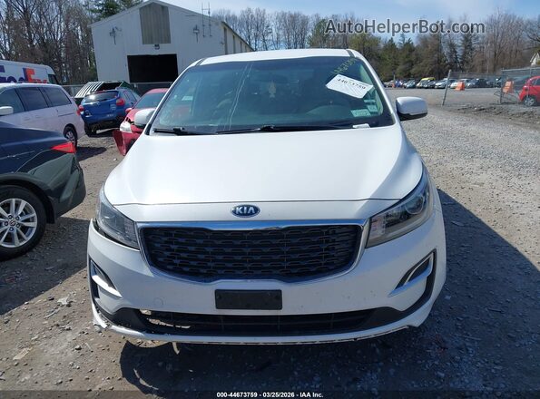 KNDMB5C15L6593787 2020 KIA SEDONA Белый Вид щитка приборов