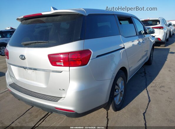 KNDMB5C15M6667680 2021 KIA SEDONA Silver Задня права чверть