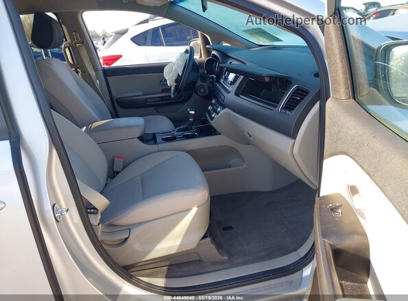 KNDMB5C15M6667680 2021 KIA SEDONA Silver Вид салону спереду