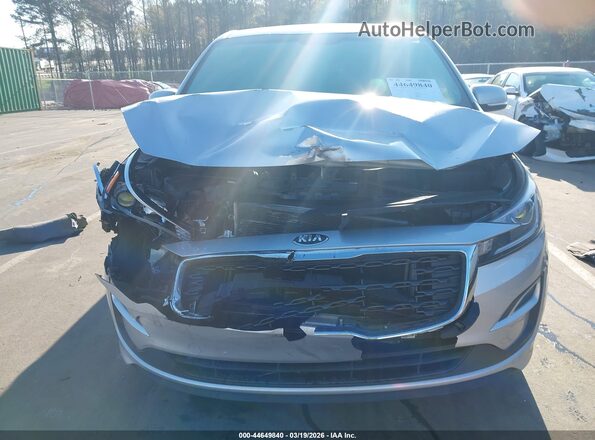 KNDMB5C15M6667680 2021 KIA SEDONA Silver Вид щитка приладів