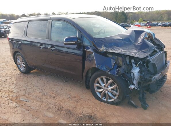 KNDMB5C15M6671504 2021 KIA SEDONA Dark Blue Передняя правая четверть