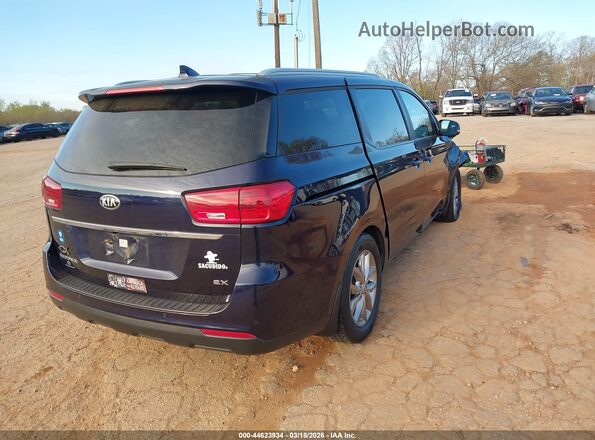 KNDMB5C15M6671504 2021 KIA SEDONA Dark Blue Задняя правая четверть