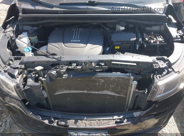 KNDMB5C16J6379792 2018 KIA SEDONA Черный Вид сзади