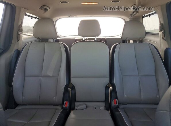 KNDMB5C17K6532780 2019 KIA SEDONA Gray Rear seats view