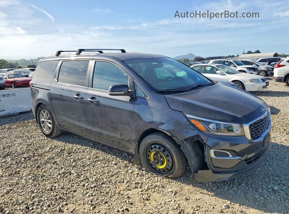 KNDMB5C17K6532780 2019 KIA SEDONA Gray Front right