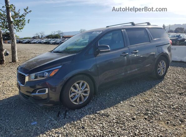 KNDMB5C17K6532780 2019 KIA SEDONA Gray Front left