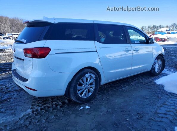 KNDMB5C18J6383164 2018 KIA SEDONA Белый Задняя правая четверть