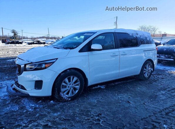 KNDMB5C18J6383164 2018 KIA SEDONA Белый Передняя левая четверть