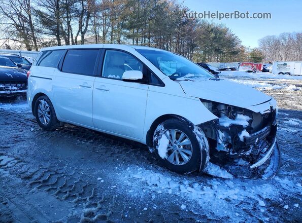 KNDMB5C18J6383164 2018 KIA SEDONA Белый Передняя правая четверть