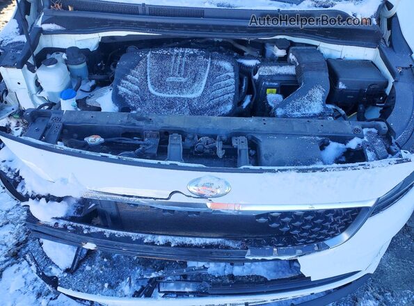 KNDMB5C18J6383164 2018 KIA SEDONA Белый Вид подкапотного пространства