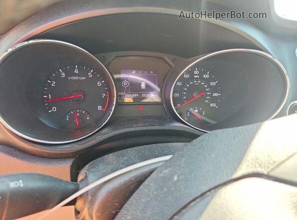 KNDMB5C18J6424229 2018 KIA SEDONA Gray Widok zestawu wskaźników