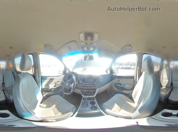 KNDMB5C18J6424229 2018 KIA SEDONA Gray Widok wnętrza 360 stopni