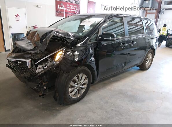 KNDMB5C18K6511095 2019 KIA SEDONA Черный Передняя левая четверть