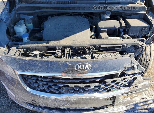 KNDMB5C18M6673134 2021 KIA SEDONA Black ძრავის განყოფილების ხედი