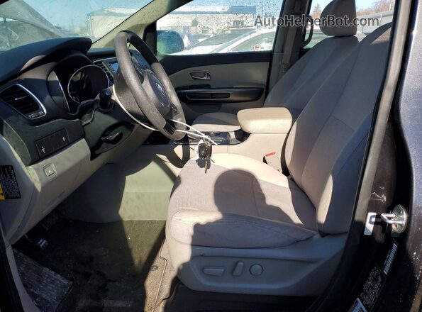 KNDMB5C18M6673134 2021 KIA SEDONA Black წინა სალონის ხედი