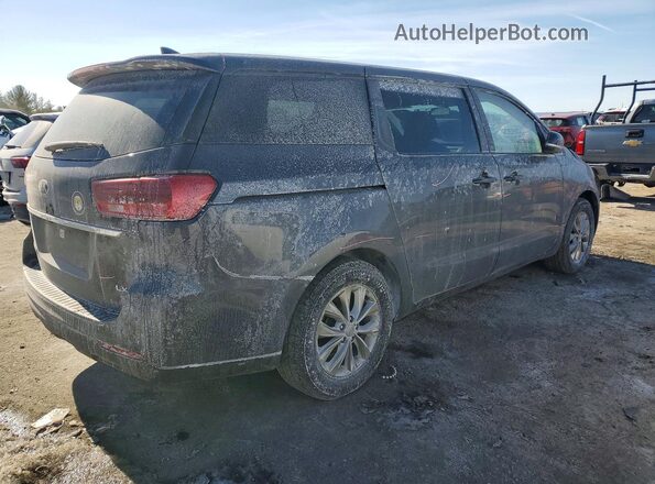 KNDMB5C18M6673134 2021 KIA SEDONA Black უკანა მარჯვენა