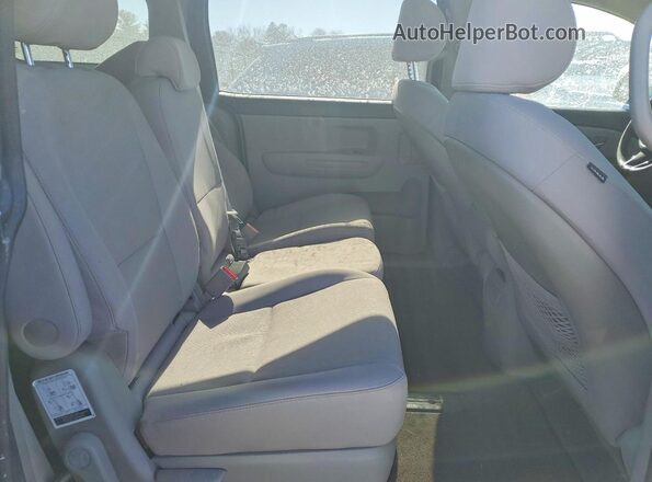 KNDMB5C18M6673134 2021 KIA SEDONA Black უკანა სალონის ხედი