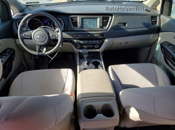 KNDMB5C18M6673134 2021 KIA SEDONA Black წინა პანელის ხედი