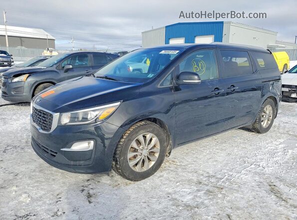 KNDMB5C19K6467723 2019 KIA SEDONA Black Vista tres cuartos delantera izquierda