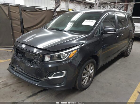 KNDMB5C19L6576264 2020 KIA SEDONA Gray Vista tres cuartos delantera izquierda