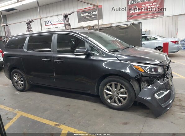 KNDMB5C19L6576264 2020 KIA SEDONA Gray Vista interior trasera