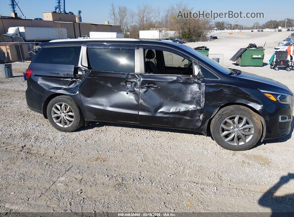 KNDMB5C19L6609358 2020 KIA SEDONA Black Front view