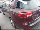 2017 Kia Sedona Lx Бордовый vin: KNDMB5C1XH6251324