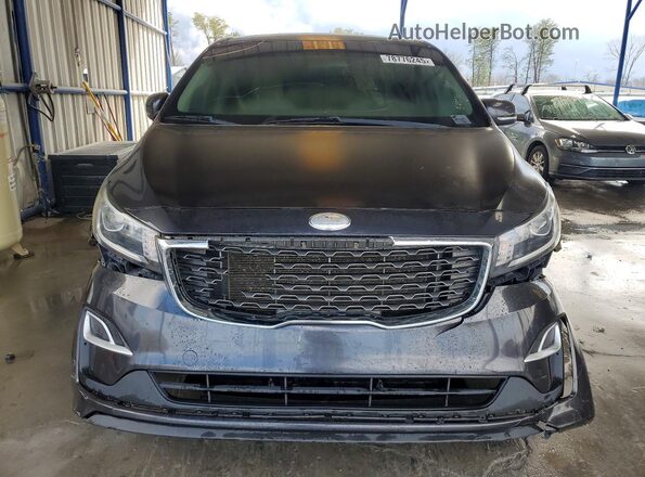 KNDMB5C1XK6540095 2019 KIA SEDONA Charcoal Вид спереду