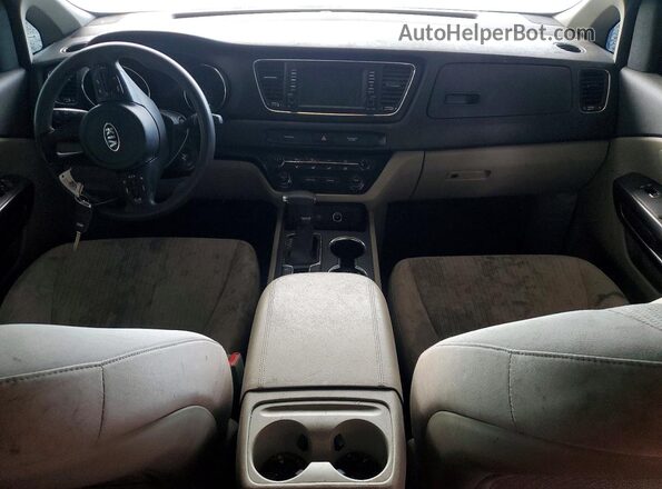KNDMB5C1XK6540095 2019 KIA SEDONA Charcoal Вид панелі приладів