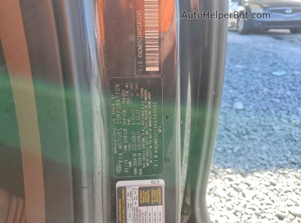 KNDMB5C1XK6540095 2019 KIA SEDONA Charcoal Вид підкапотного простору