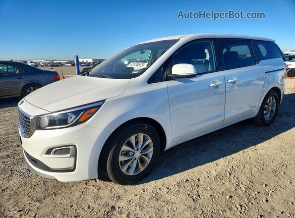 KNDMB5C1XK6549766 2019 KIA SEDONA White Передня ліва чверть
