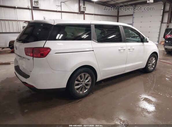 KNDMB5C1XK6553428 2019 KIA SEDONA White Задня права чверть