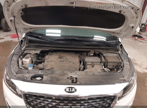 KNDMB5C1XK6553428 2019 KIA SEDONA White Вид ззаду