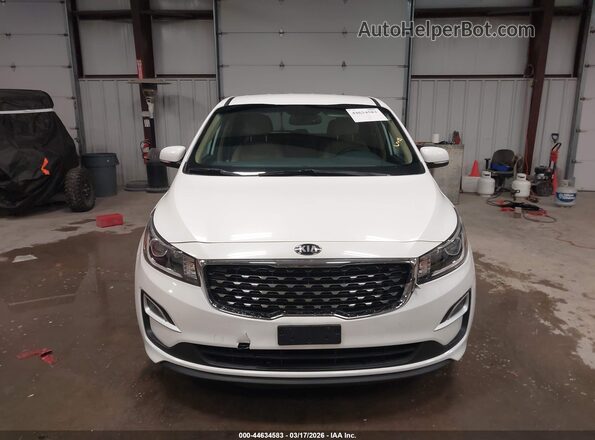 KNDMB5C1XK6553428 2019 KIA SEDONA White Вид щитка приладів