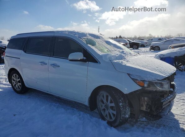 KNDMC5C14J6391419 2018 KIA SEDONA Белый Передняя правая четверть