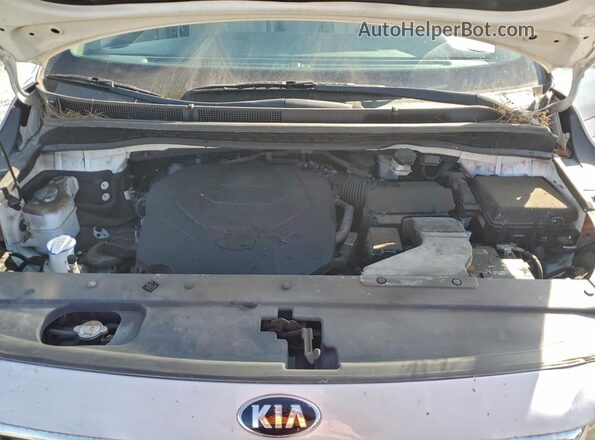 KNDMC5C19K6561498 2019 KIA SEDONA White Engine compartment view