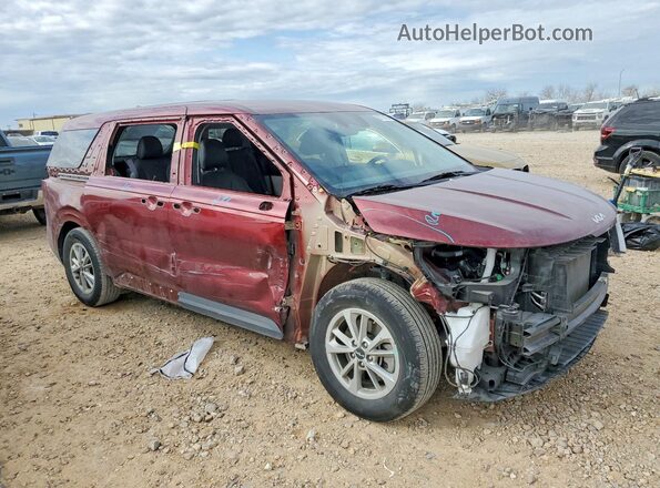 KNDNB4H35R6401110 2024 KIA CARNIVAL Темно-бордовый Передняя правая четверть