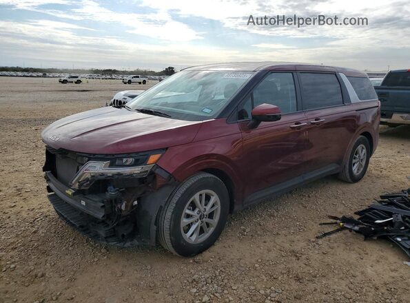 KNDNB4H35R6401110 2024 KIA CARNIVAL Темно-бордовый Передняя левая четверть