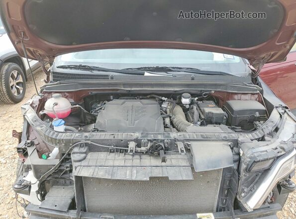 KNDNB4H35R6401110 2024 KIA CARNIVAL Темно-бордовый Вид подкапотного пространства