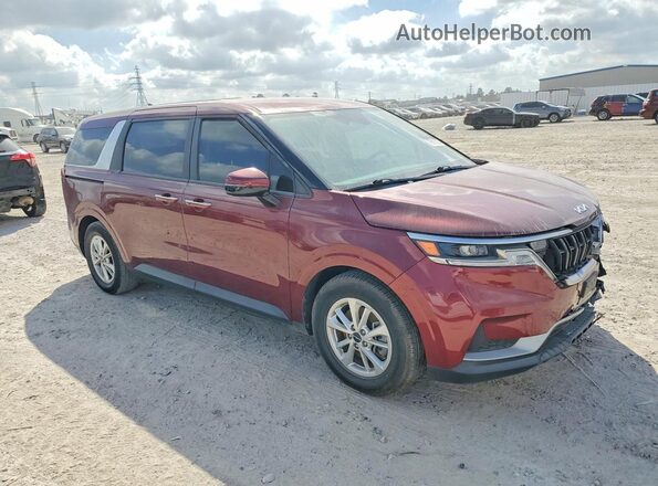 KNDNB4H3XP6249385 2023 KIA CARNIVAL Burgundy Przód prawy