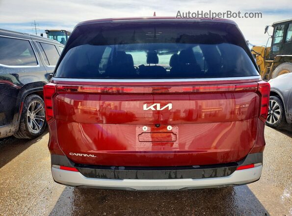 KNDNB5K36T6586256 2026 KIA CARNIVAL Красный Вид сзади