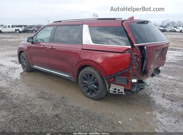 KNDNE5H30P6273515 2023 KIA CARNIVAL MPV Red უკანა მარცხენა