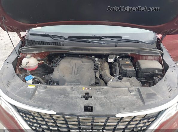 KNDNE5H30P6273515 2023 KIA CARNIVAL MPV Red უკანა ხედი