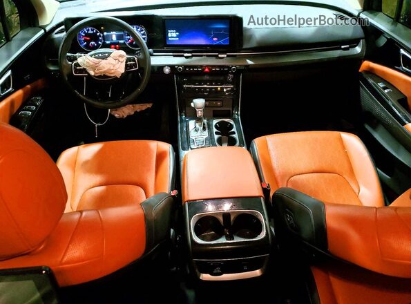 KNDNE5H3XN6148809 2022 KIA CARNIVAL Угольный Вид панели приборов