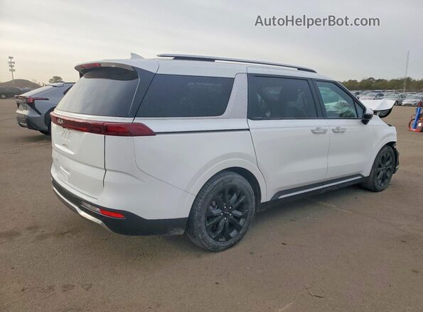 KNDNE5H3XR6350202 2024 KIA CARNIVAL Белый Задняя правая четверть