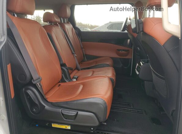 KNDNE5H3XR6350202 2024 KIA CARNIVAL Белый Вид задней части салона