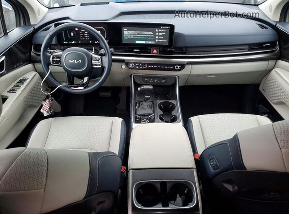 KNDNE5K33S6512086 2025 KIA CARNIVAL Серый Вид панели приборов