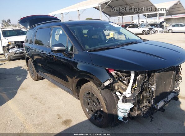 KNDNE5KA9S6050180 2025 KIA CARNIVAL MPV HYBRID Черный Передняя правая четверть