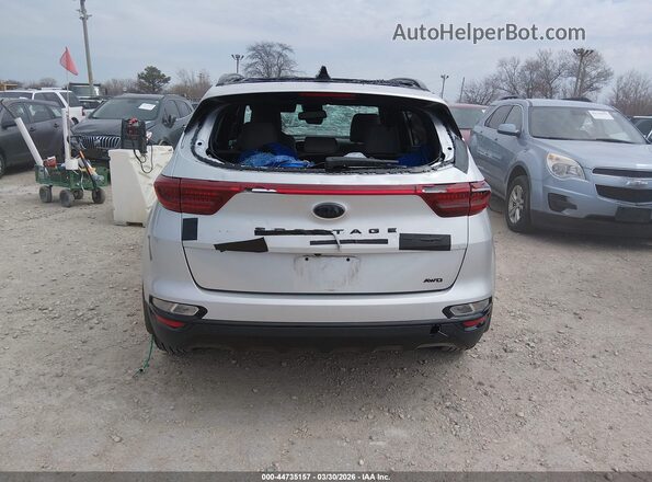 KNDP6CAC1M7851566 2021 KIA SPORTAGE Серебряный 